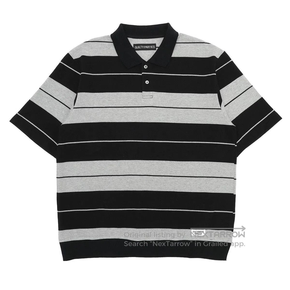 Wacko Maria wacko maria striped polo shirt s/s xl. Size US XL / EU 56 / 4 - 2 Thumbnail