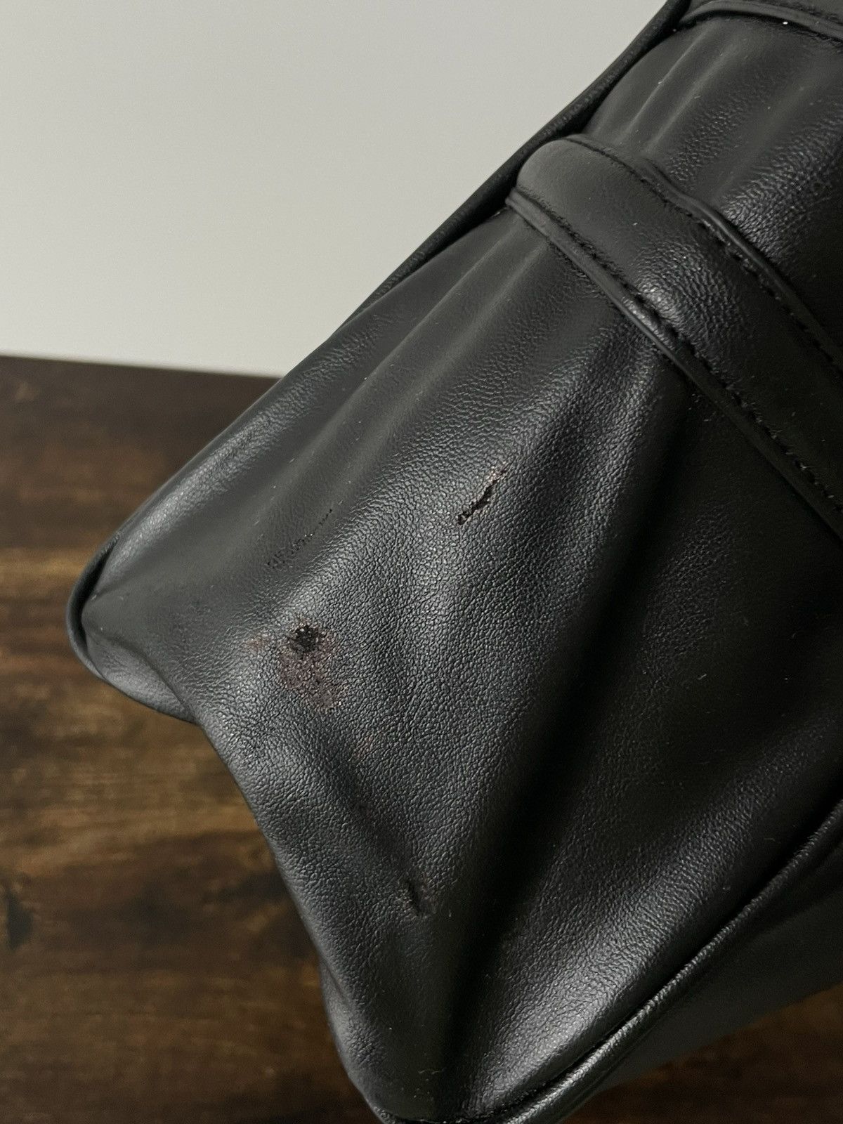 Thierry Mugler Thierry Mugler Leather Black Tote Bag Size ONE SIZE - 14 Thumbnail