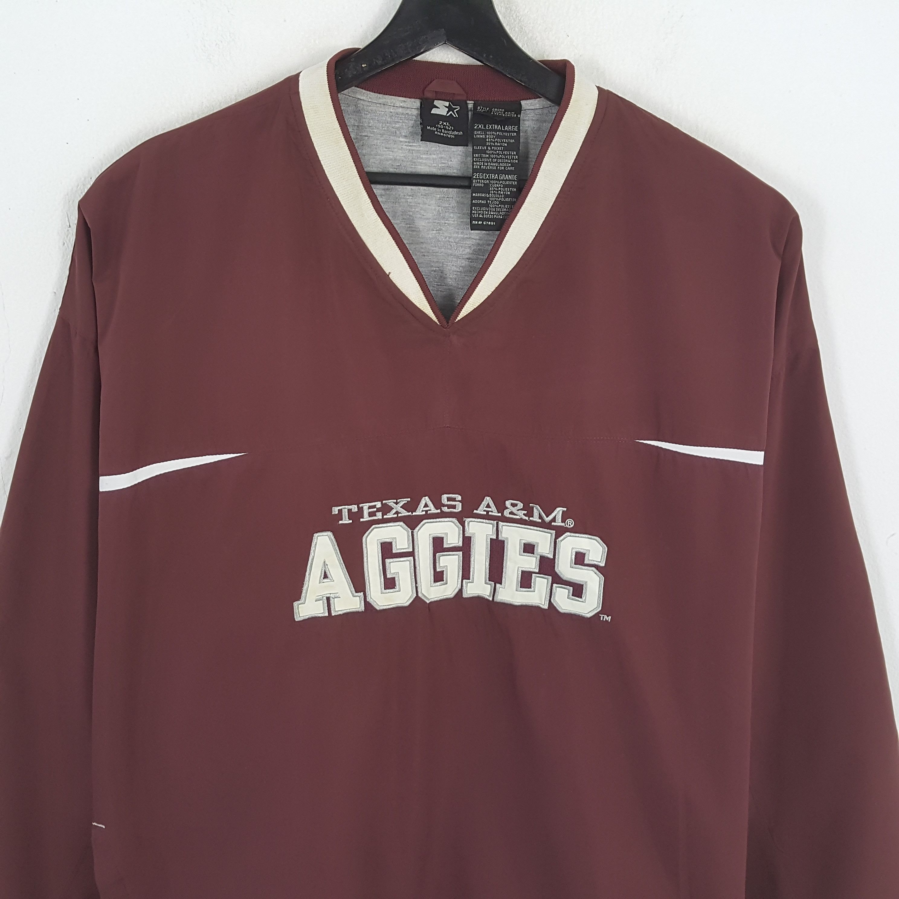 NFL × Starter × Vintage TEXAS A&M AGGIES NFL Starter Sweatshirt Size US XXL / EU 58 / 5 - 2 Thumbnail