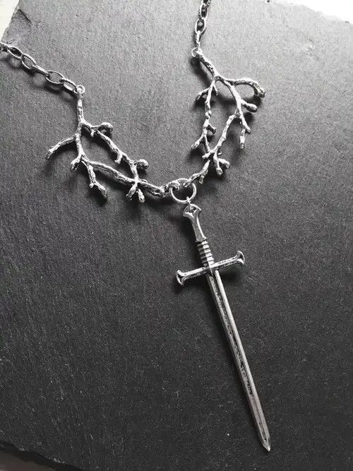 Other tree branch chain sword pendant necklace Size ONE SIZE - 2 Thumbnail