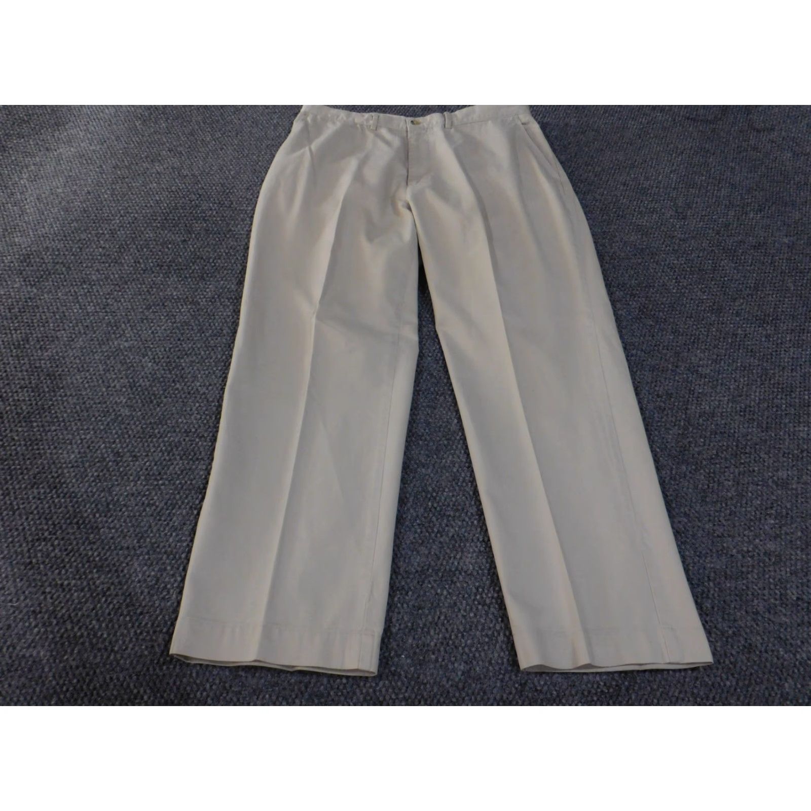 Polo Ralph Lauren Polo Ralph Lauren Pants Mens 36x30 Khaki Classic Chino Pleated Casual Beige Size US M / EU 48-50 / 2 - 2 Thumbnail