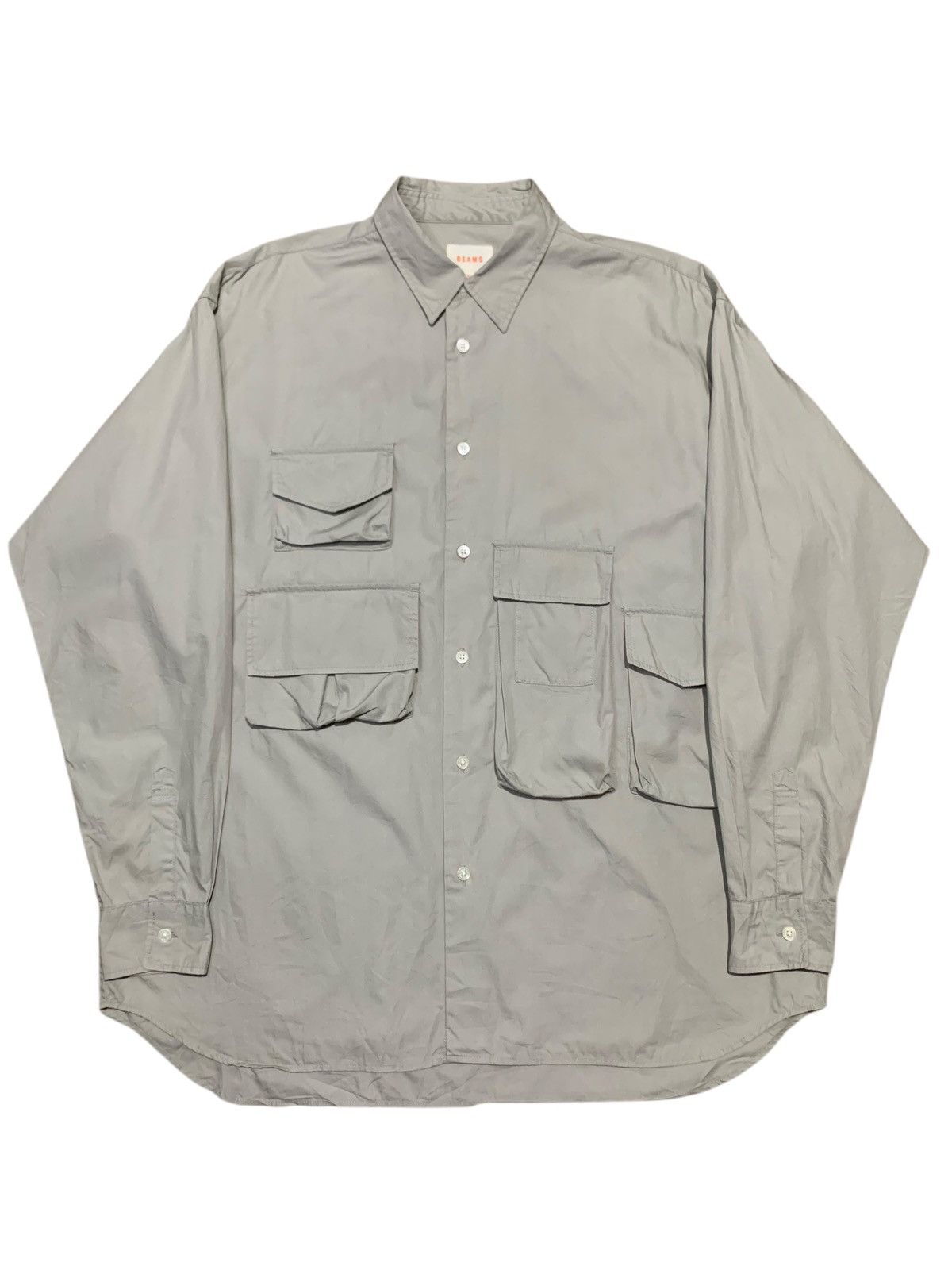 Beams Plus SS19 BEAMS 3D multi pocket cargo shirt tactical oversized Size US L / EU 52-54 / 3 - 4 Thumbnail