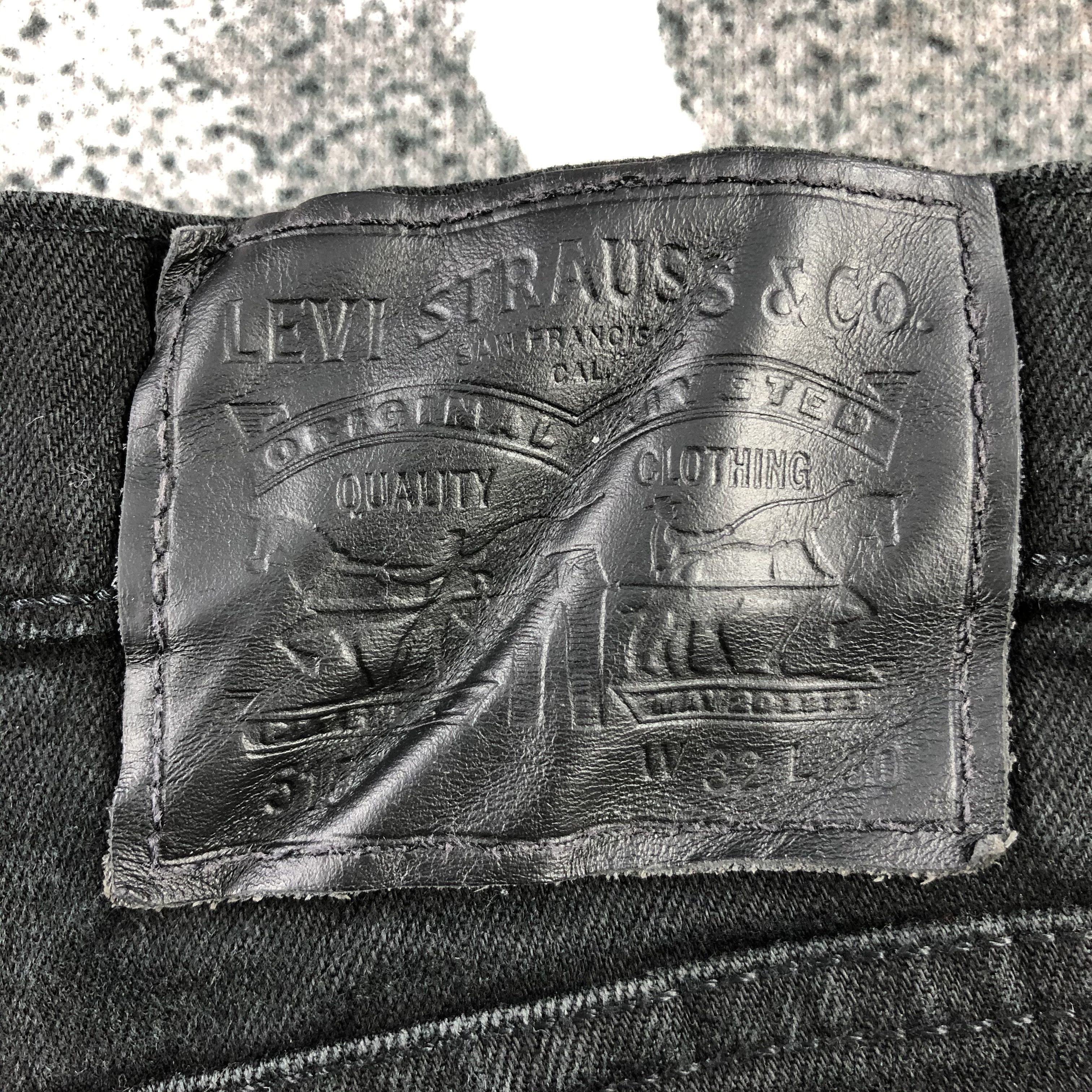 Levi's Levis 510 Jeans Black Denim KJ841 Size US 32 / EU 48 - 5 Thumbnail