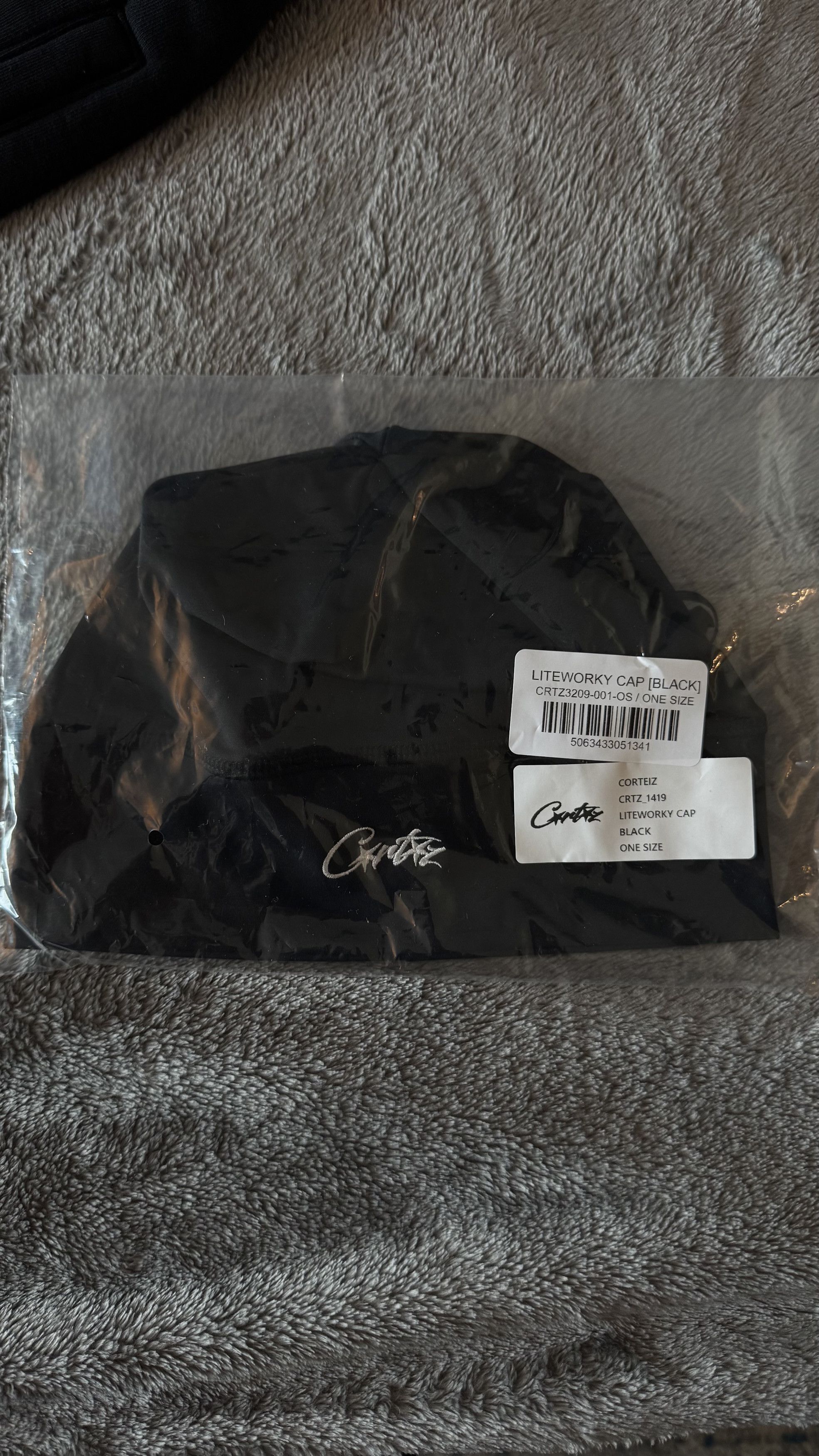 Corteiz CORTEIZ LITEWORKY CAP [BLACK] Size ONE SIZE - 2 Thumbnail