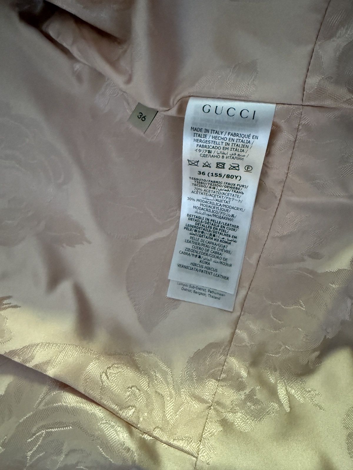 Gucci Gucci S/S 2023 Fashion show jacket retail EU €9800 Size XS / US 0-2 / IT 36-38 - 8 Thumbnail