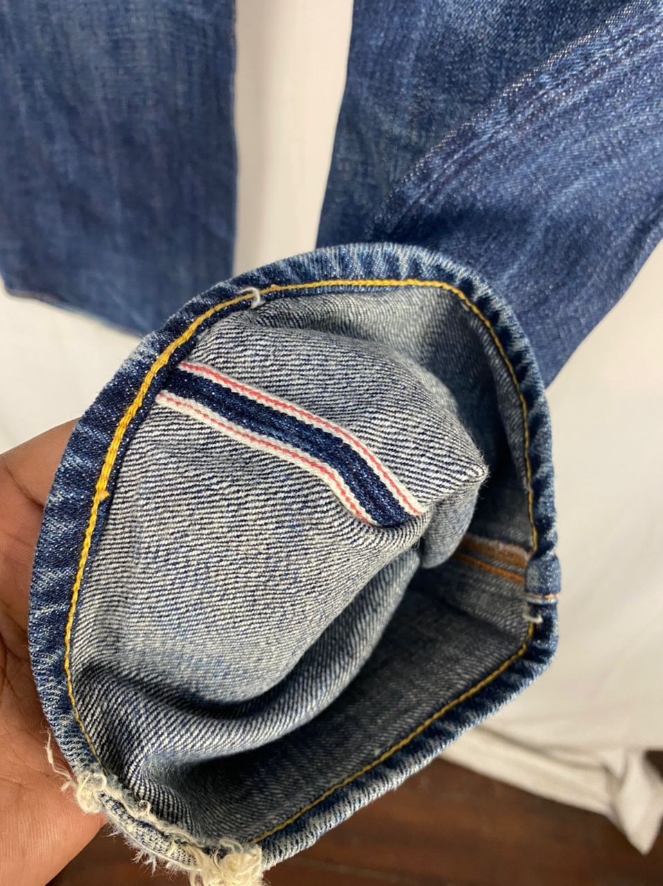 Evisu × Japanese Brand Vintage evisu selvedge distressed denim jeans by yamane Size US 34 / EU 50 - 8 Thumbnail