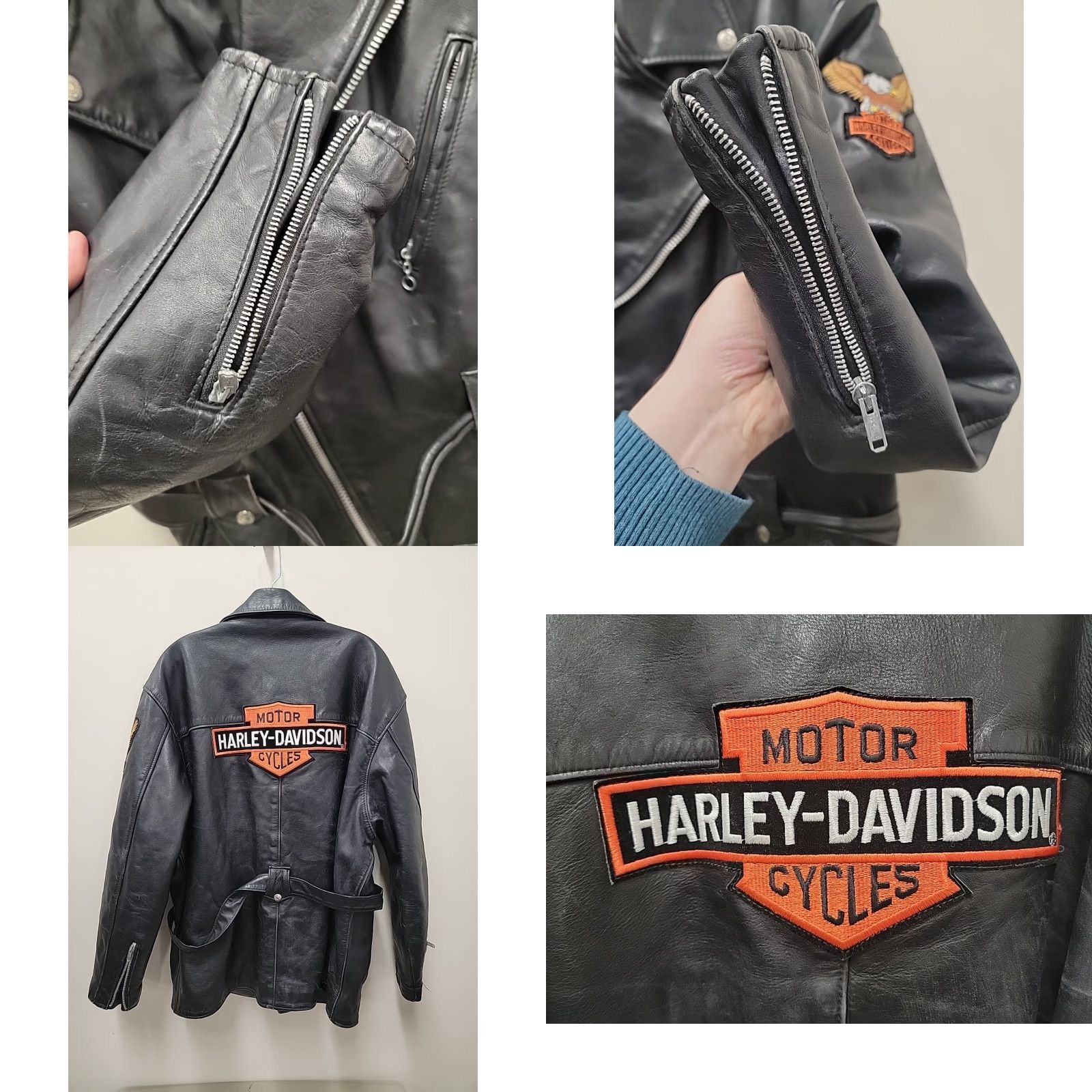 Schott VINTAGE Schott Perfecto Mens Jacket Black USA 46 Leather Motorcycle - 36? Size US S / EU 44-46 / 1 - 9 Thumbnail