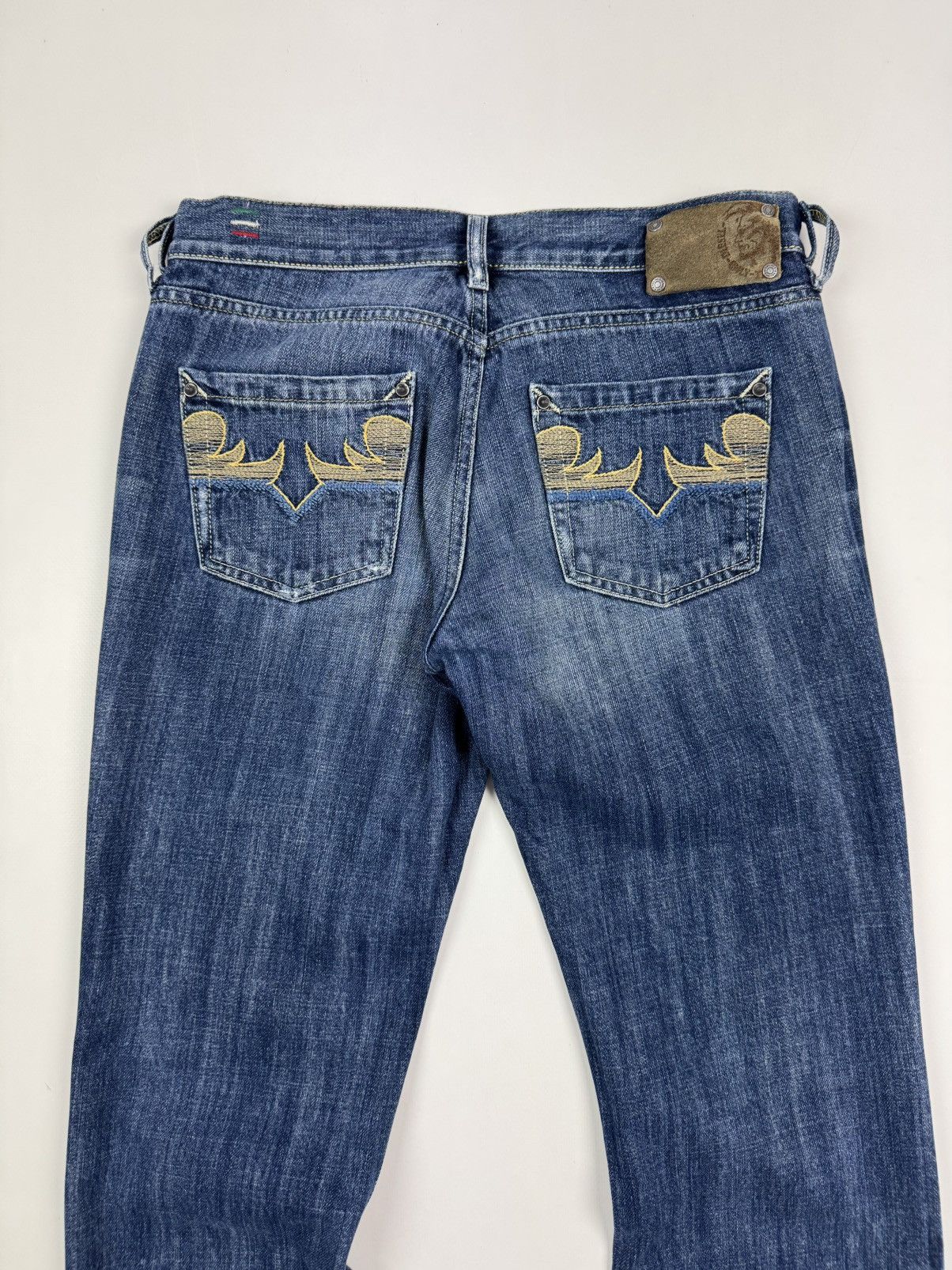 Diesel Y2K Vintage Diesel Riden Washed Denim Women’s Jeans Size 30" / US 8 / IT 44 - 12 Thumbnail