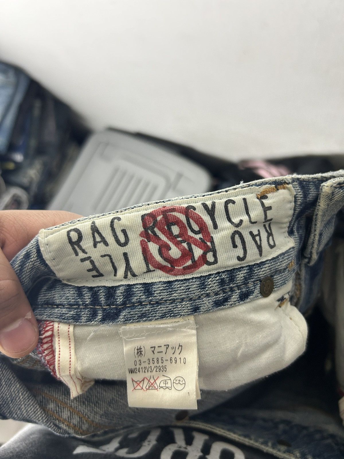 Hysteric Glamour Rag Recycle Denim Jeans Sick Design Japan style Size US 30 / EU 46 - 12 Thumbnail