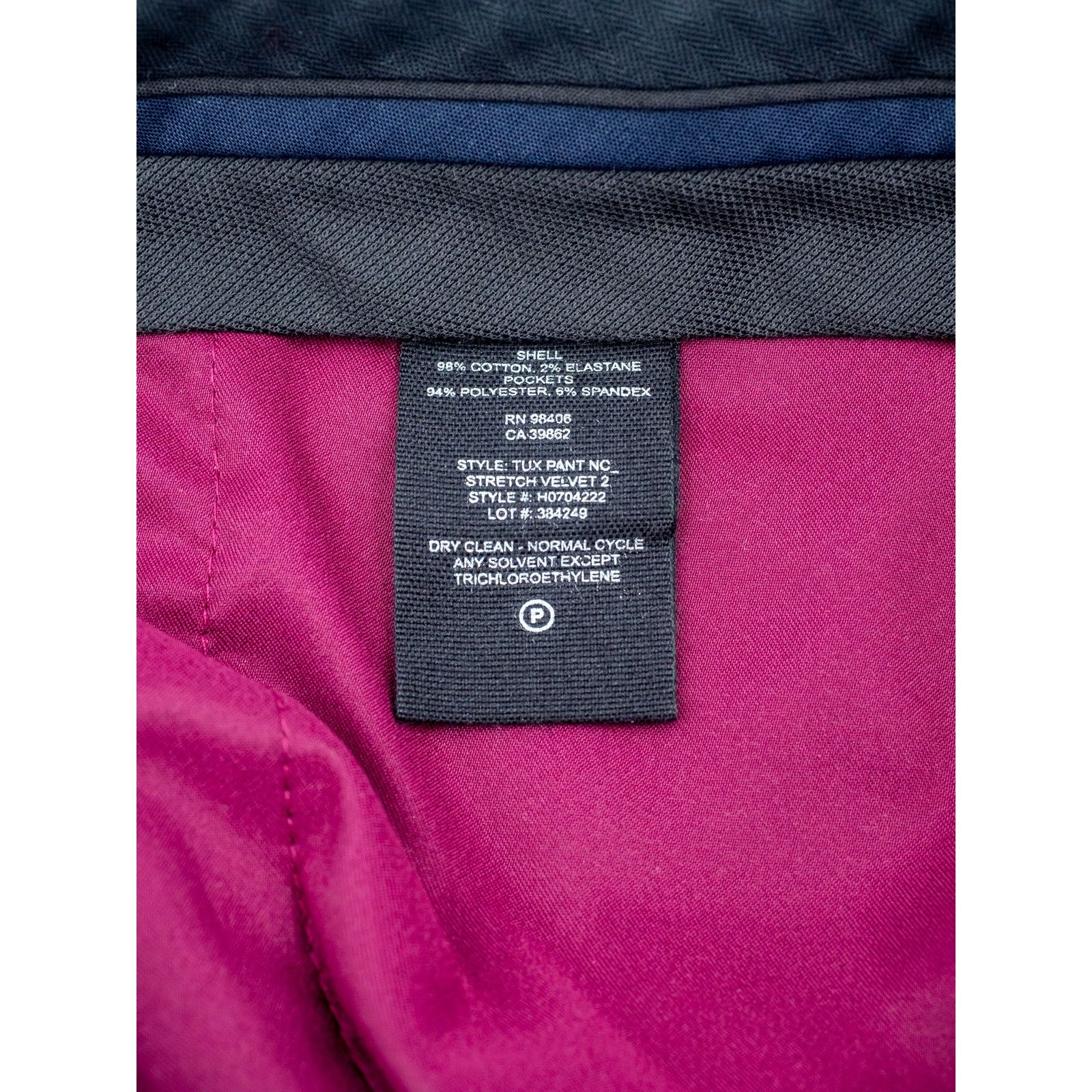 Theory Theory Fuchsia Velvet Slim Fit Pant Suit Size 25" / US 0 / IT 36 - 9 Thumbnail