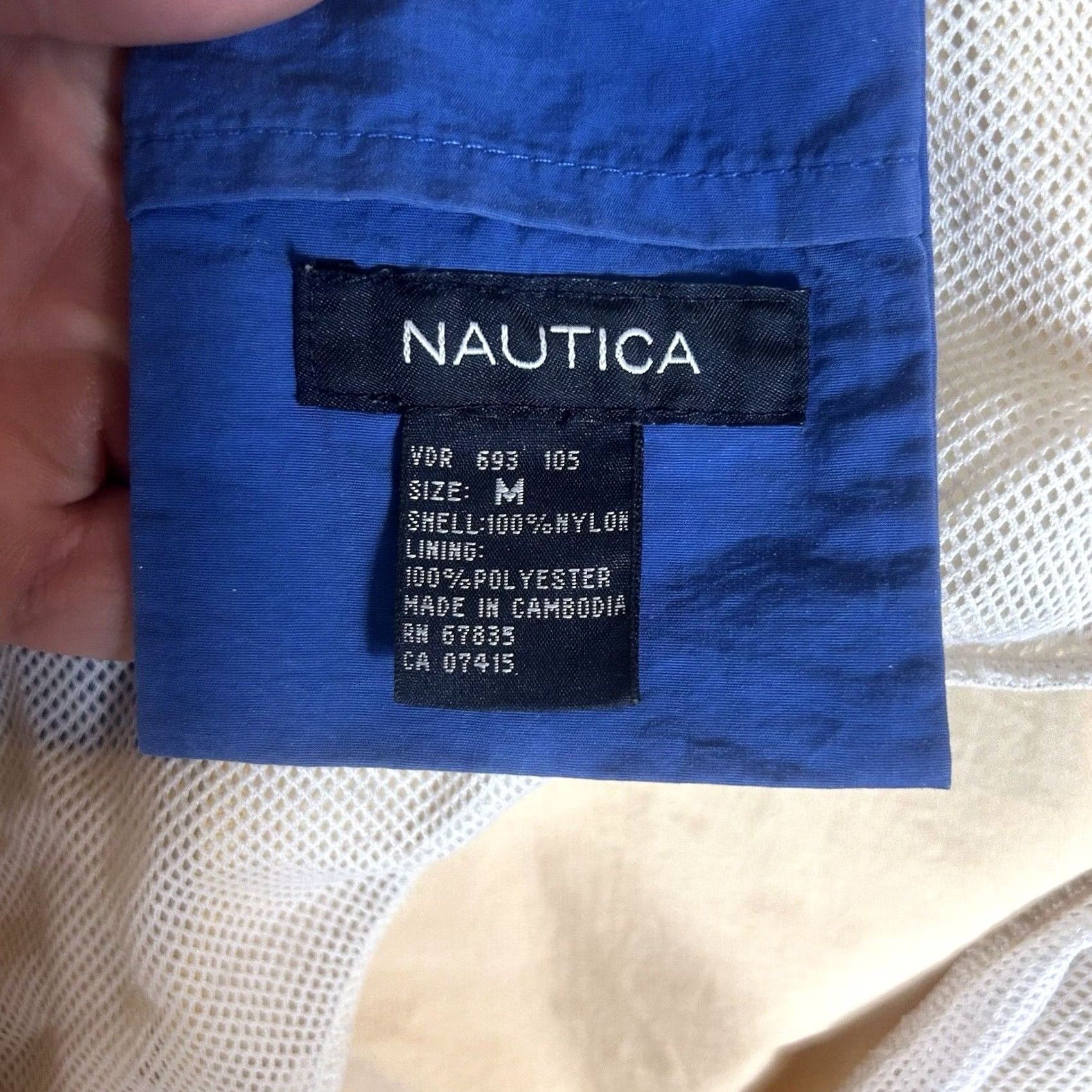 Nautica Nautica Surf Board Shorts Mens Medium Lined Nylon Tropical Beach Swim Trunks Colorblock Beach Classic Hawaii Aloha Mens Size US 31 - 3 Thumbnail