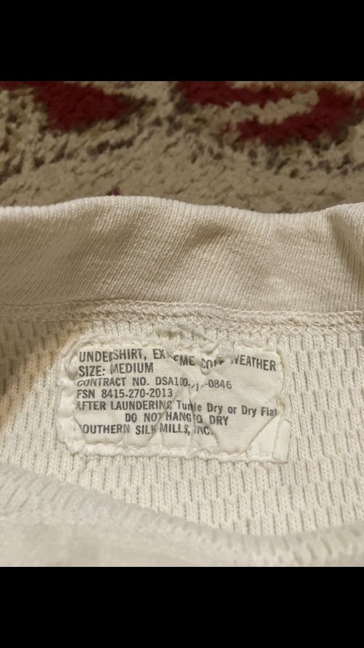 Vintage 70’s Military Thermal Shirt Size US XS / EU 42 / 0 - 2 Thumbnail