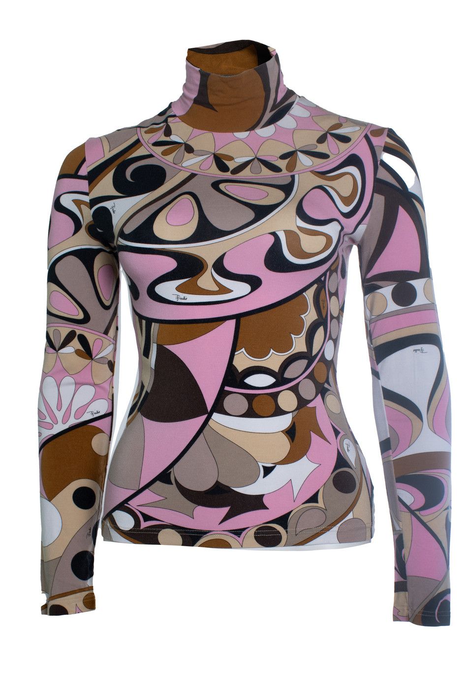 Emilio Pucci Emilio Pucci, graphic printed turtleneck Size M / US 6-8 / IT 42-44 - 1 Thumbnail