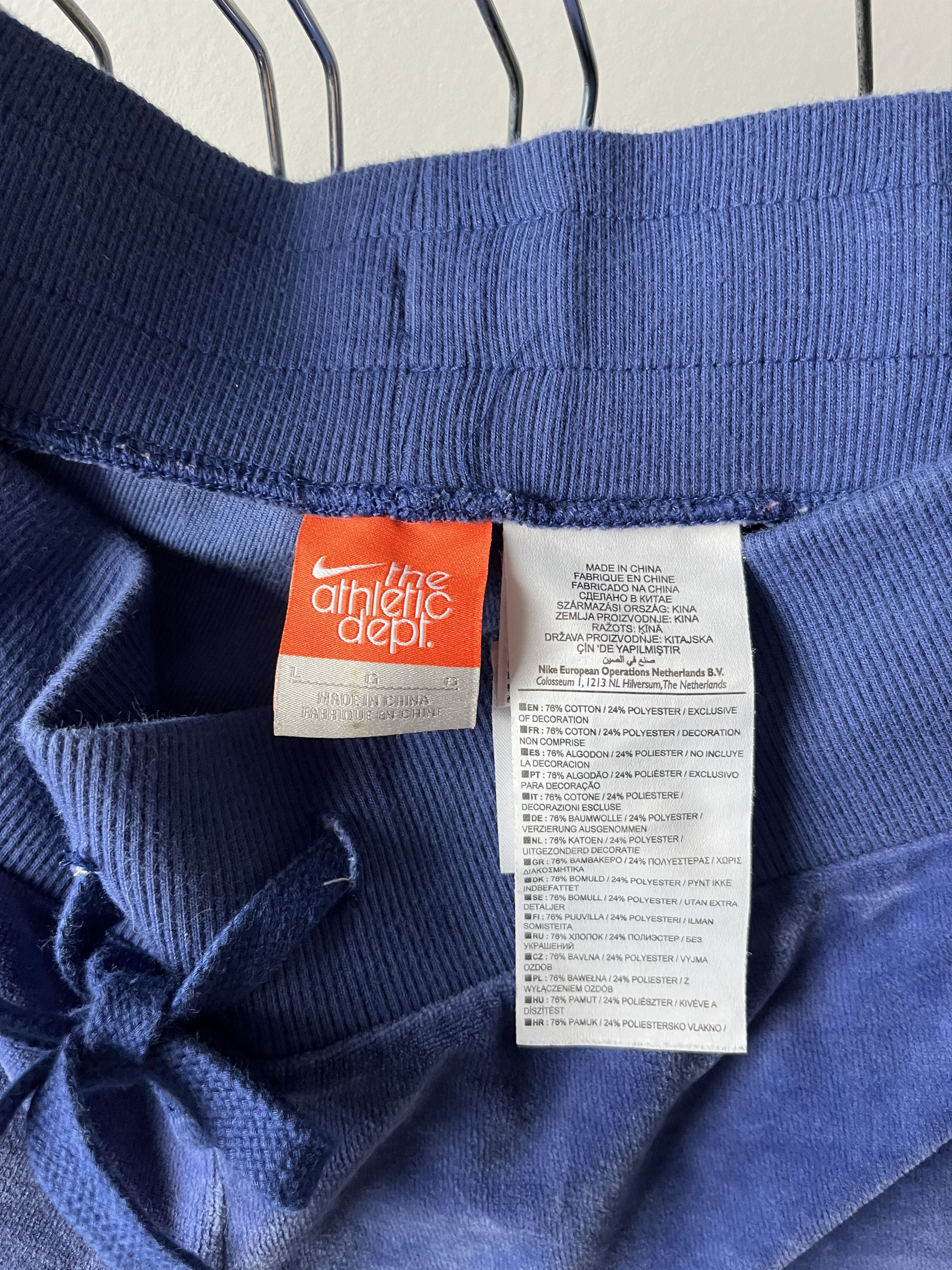 Nike Nike pants velvet navy grey relaxed Size 36" / US 14 / IT 50 - 4 Thumbnail