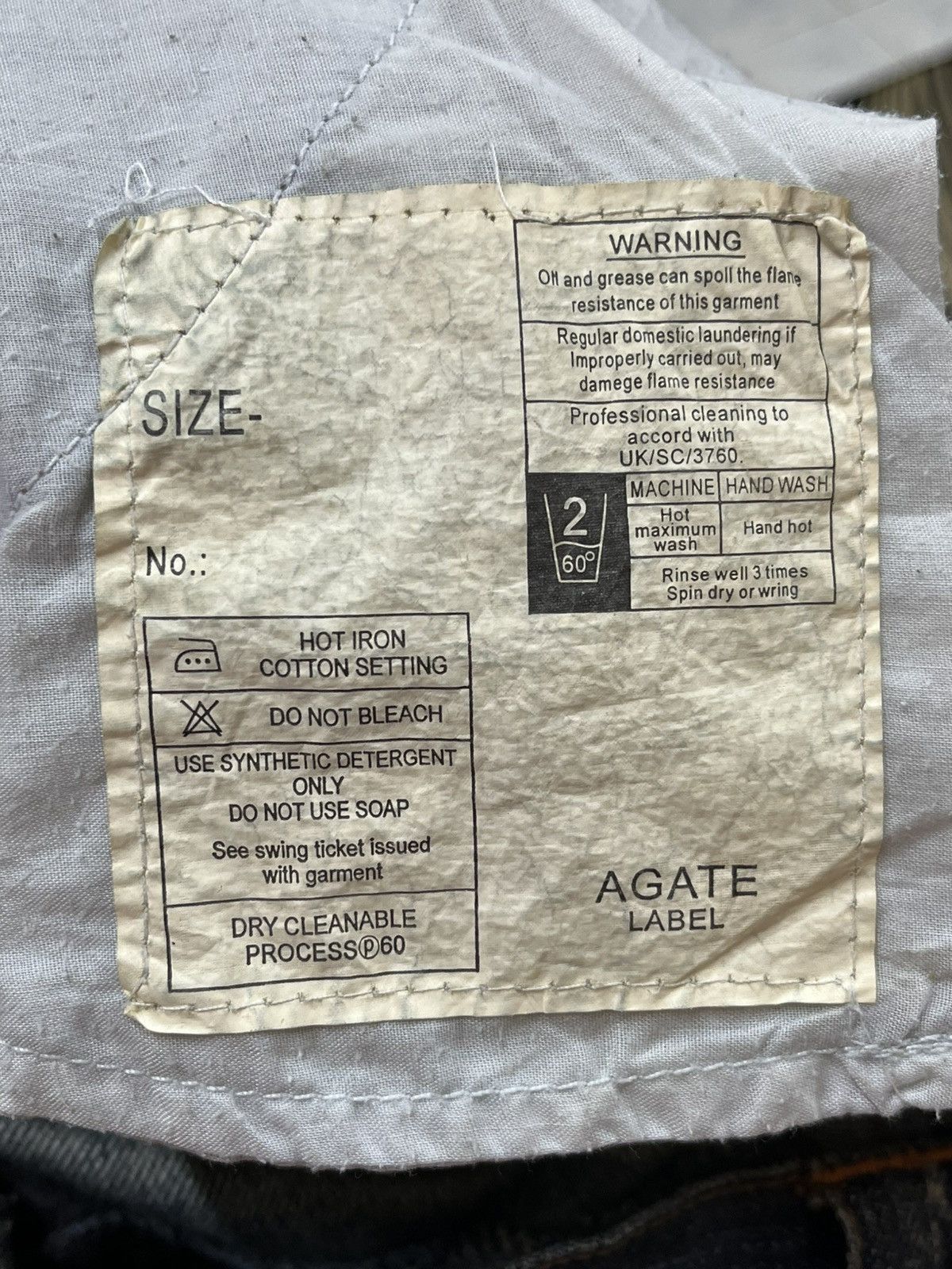If Six Was Nine Vintage Agate Label Ring Studded Denim Size US 34 / EU 50 - 9 Thumbnail