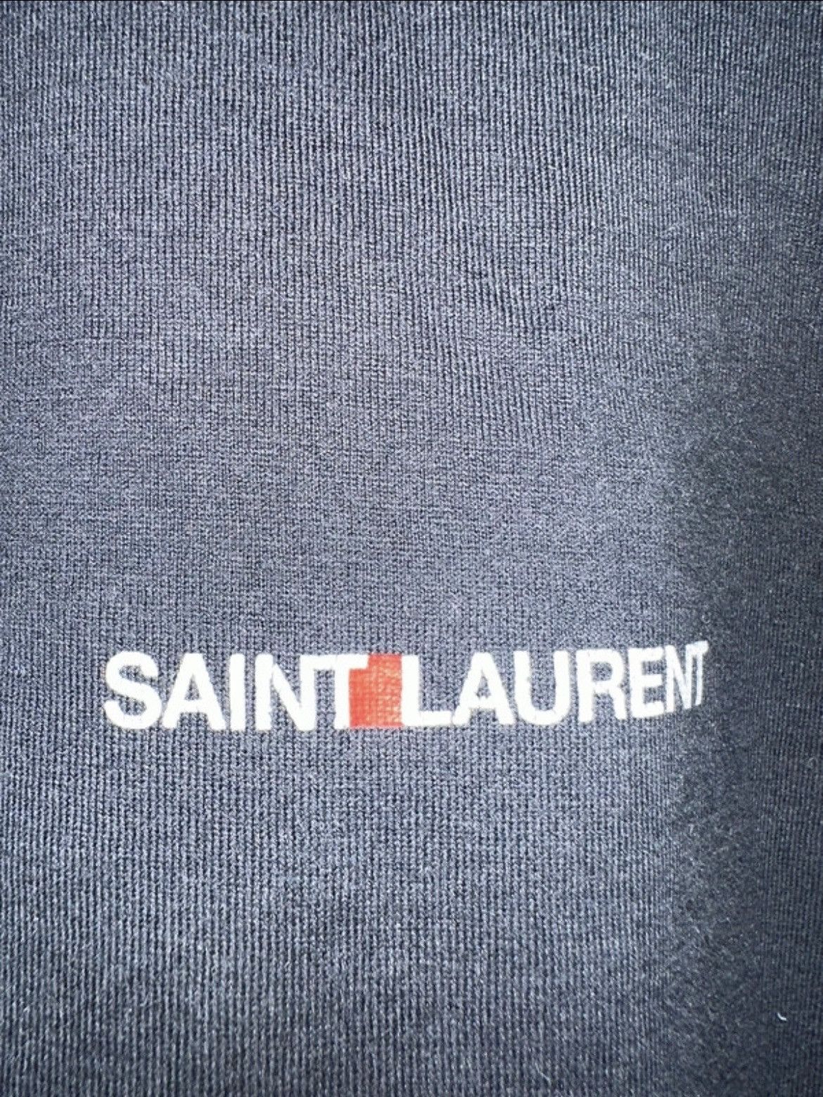 Saint Laurent Paris Saint laurent paris center logo tee Size US M / EU 48-50 / 2 - 3 Thumbnail