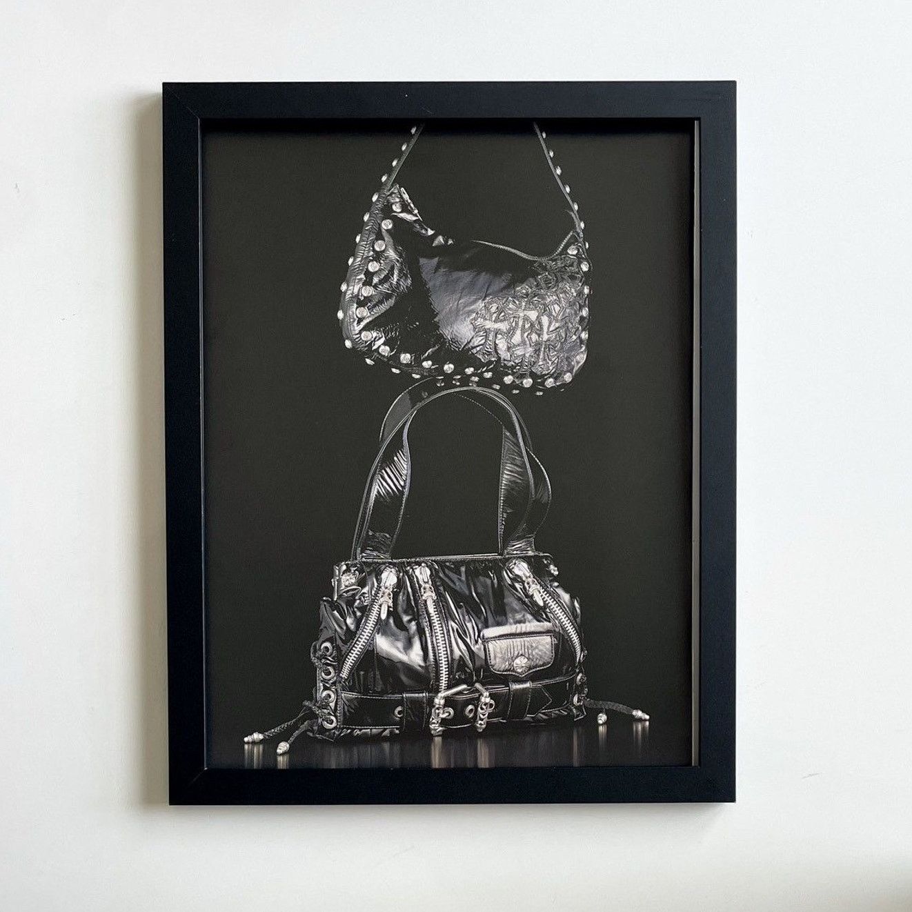 Chrome Hearts × Japanese Brand × Vintage Chrome Hearts black bags Poster framed 9x11 Size ONE SIZE - 1 Thumbnail