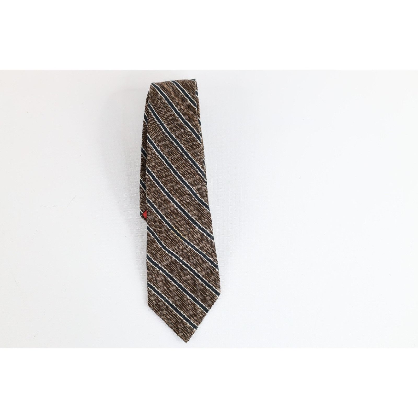 Vintage Vintage 60s Rockabilly Wool Tweed Knit Skinny Neck Tie Size ONE SIZE - 1 Thumbnail