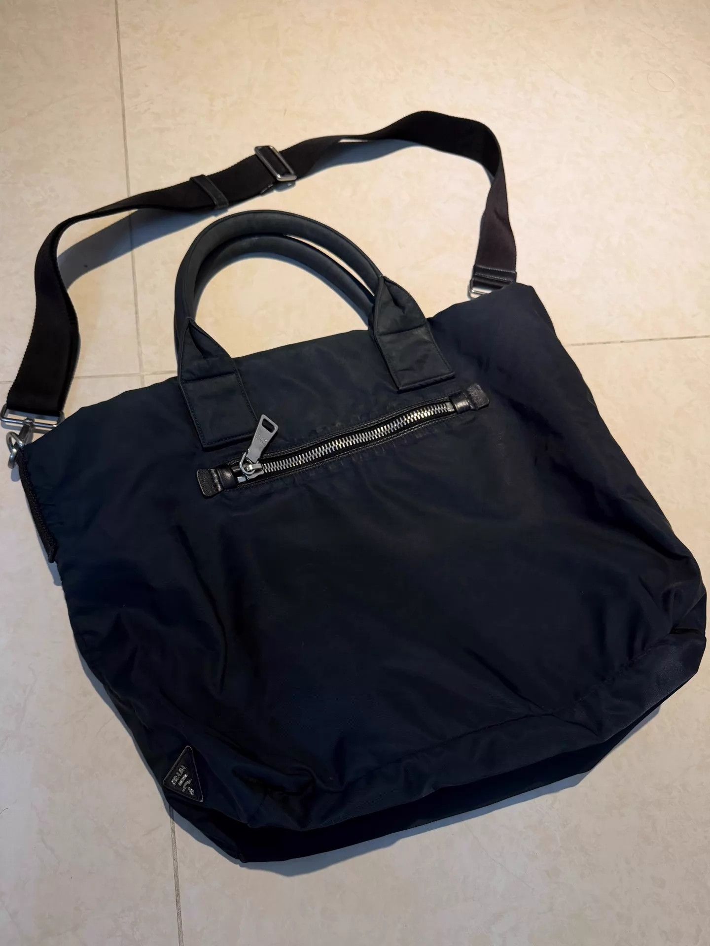 Prada Prada DoubleFace Nylon Convertible Messenger Bag Size ONE SIZE - 2 Thumbnail