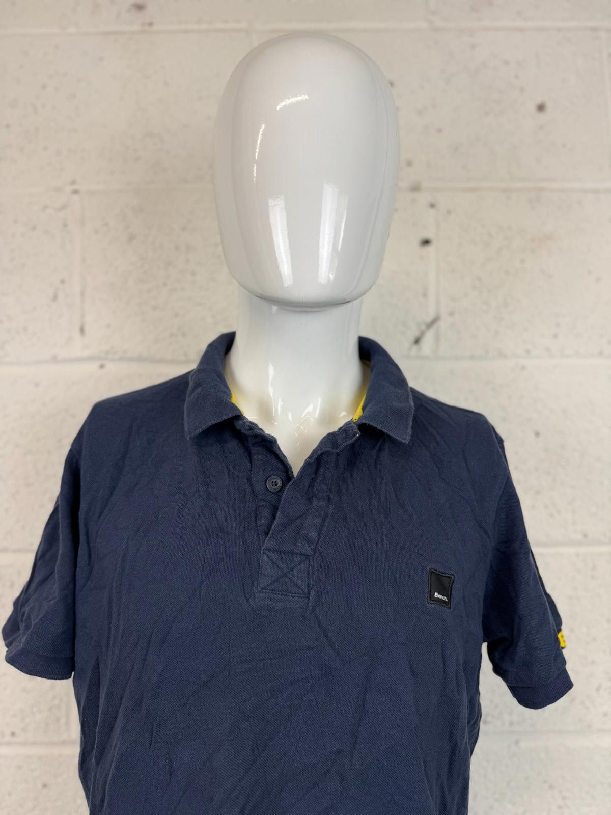 Bench Bench Navy Blue Polo Shirt Men's Size XL Size US XL / EU 56 / 4 - 4 Thumbnail