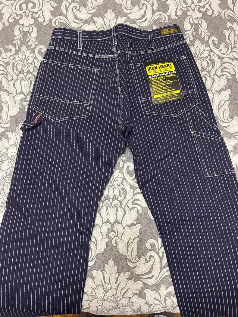 Iron Heart Iron heart Dotted dyed 14oz straight jeans -DMC-2508 Size US 36 / EU 52 - 3 Thumbnail