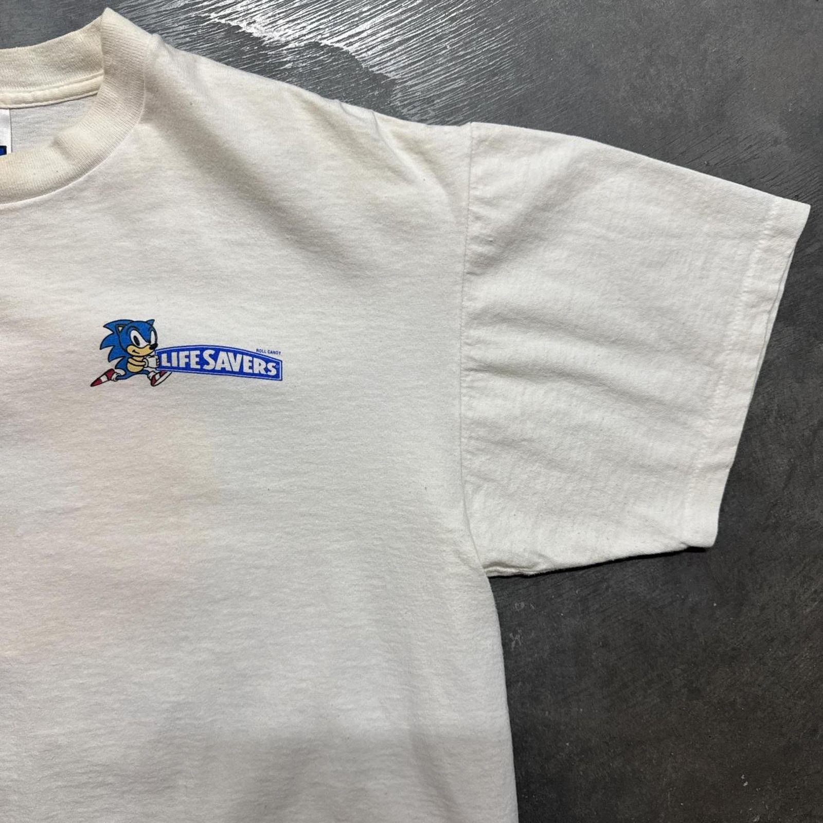 Vintage Sonic The Hedgehog Spinball Vintage 90s Sega Graphic T-Shirt Size US XL / EU 56 / 4 - 4 Thumbnail