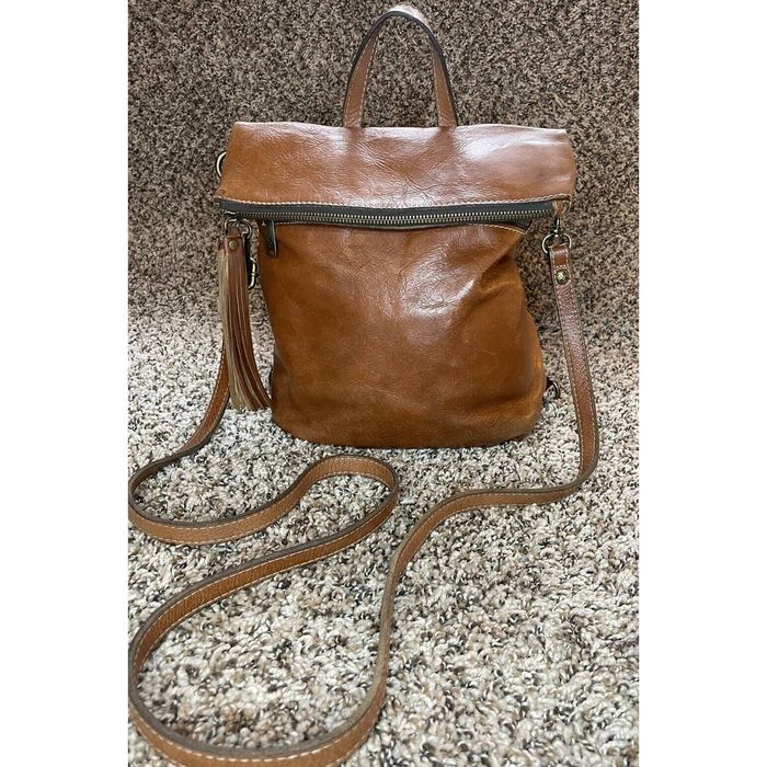 Heritage Patricia Nash Genuine Leather Luzille Backpack Heritage Tan