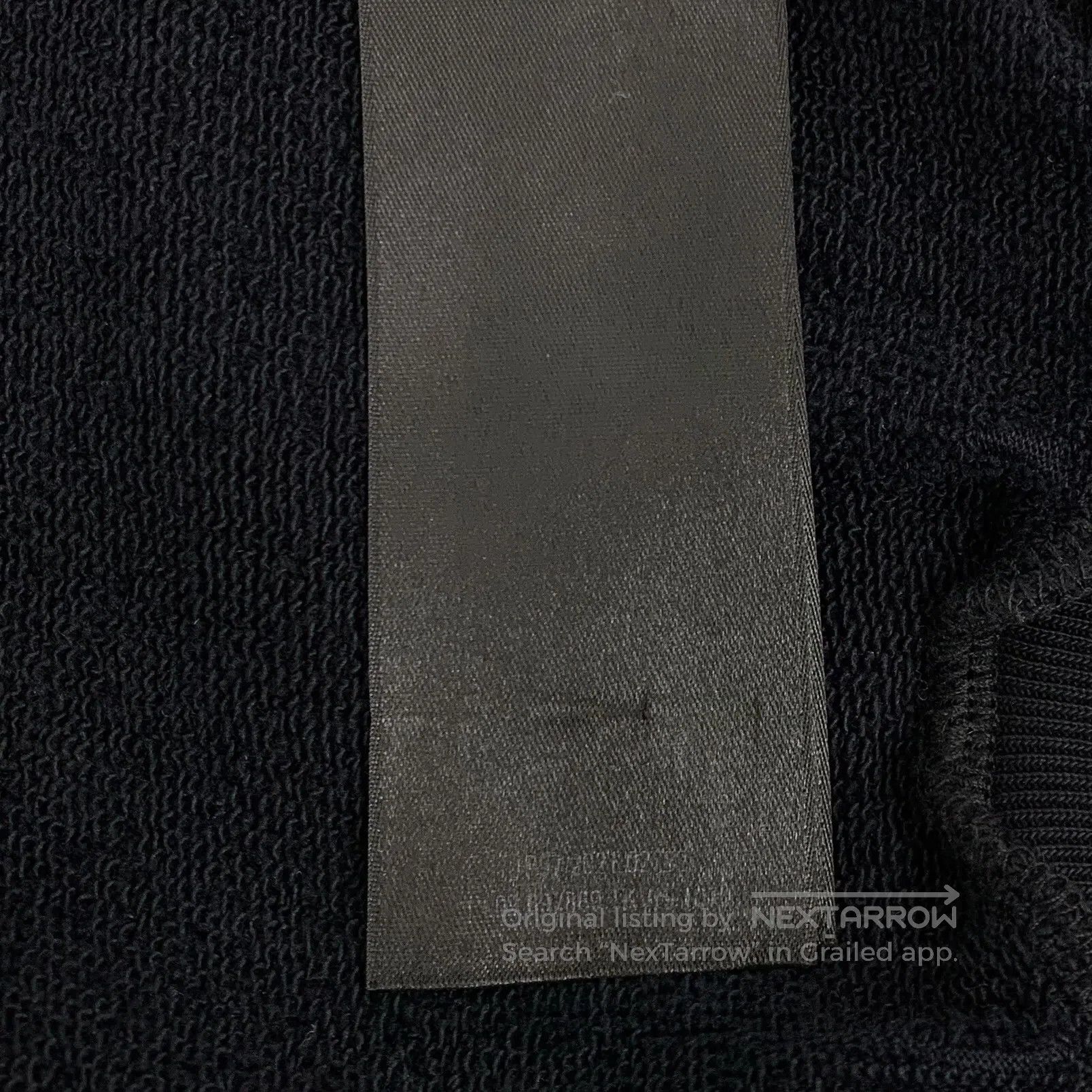 Balenciaga Balenciaga Black Logo Lettering Embroidered Cotton Crewnec Size US M / EU 48-50 / 2 - 8 Thumbnail