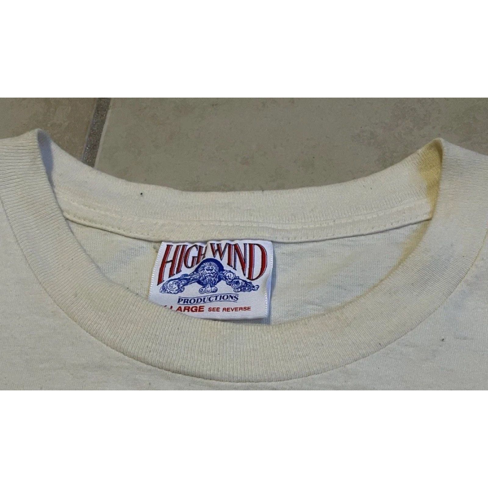 Vintage VINTAGE Kennebec Whitewater Rafting Shirt XL Beige Abstract Art Men T-Shirt 90s USA Sports Beach Surf Size US XL / EU 56 / 4 - 7 Thumbnail