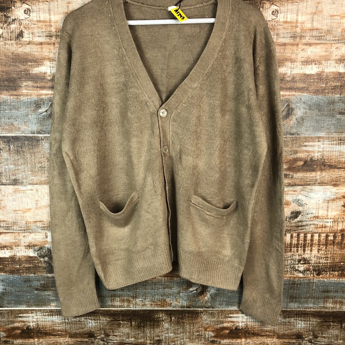 GU GU japan Brown Cardigan Knitwear #A1743 Size US M / EU 48-50 / 2 - 3 Thumbnail
