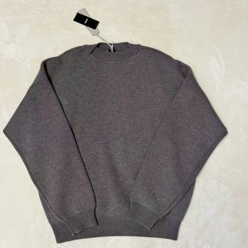 Fear of God Fear of God Grey knitted wool sweater Size US L / EU 52-54 / 3 - 1 Thumbnail