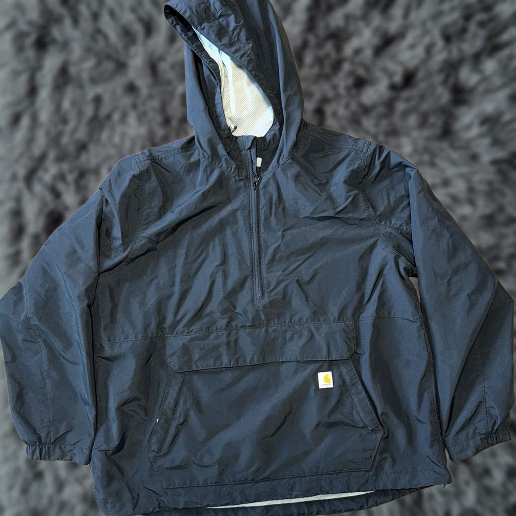 Carhartt Carhartt Jacket Womens XL Black Anorak Loose Fit Rain Defender NEW 0J5861-W Size XL / US 12-14 / IT 48-50 - 1 Thumbnail