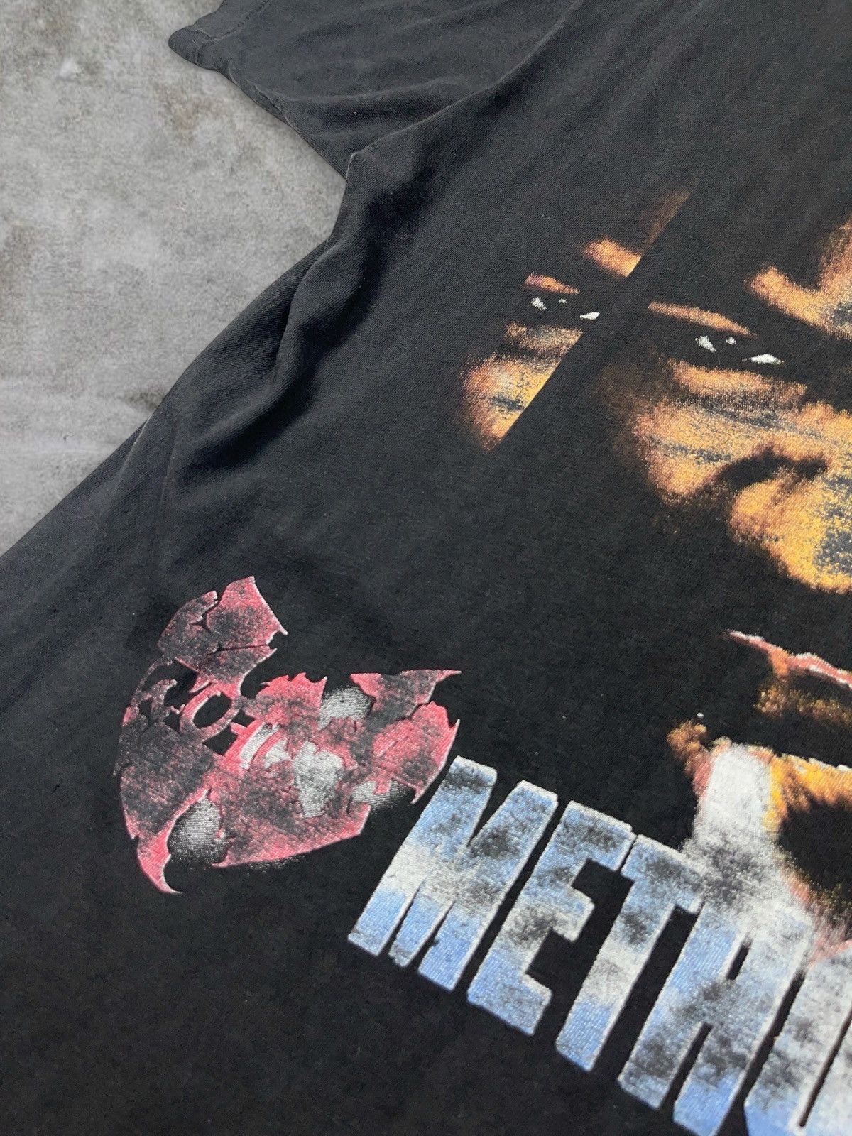 Rap Tees Vintage OG 90s Method Man Rap Tee Bootleg Wu Tang T-shirt Size US XL / EU 56 / 4 - 11 Thumbnail