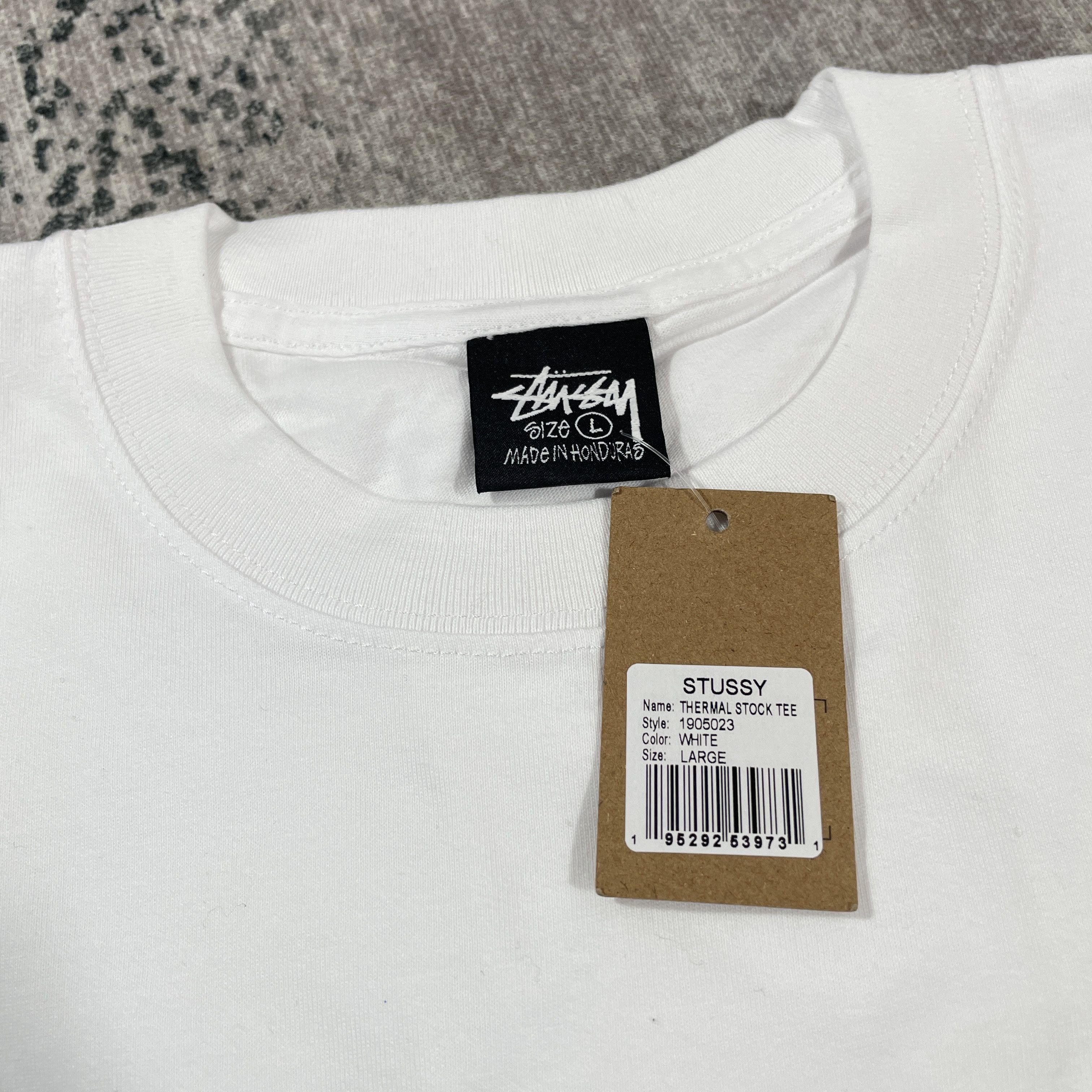 Stussy Stussy Stock Tee Brand New White L Size US L / EU 52-54 / 3 - 4 Thumbnail