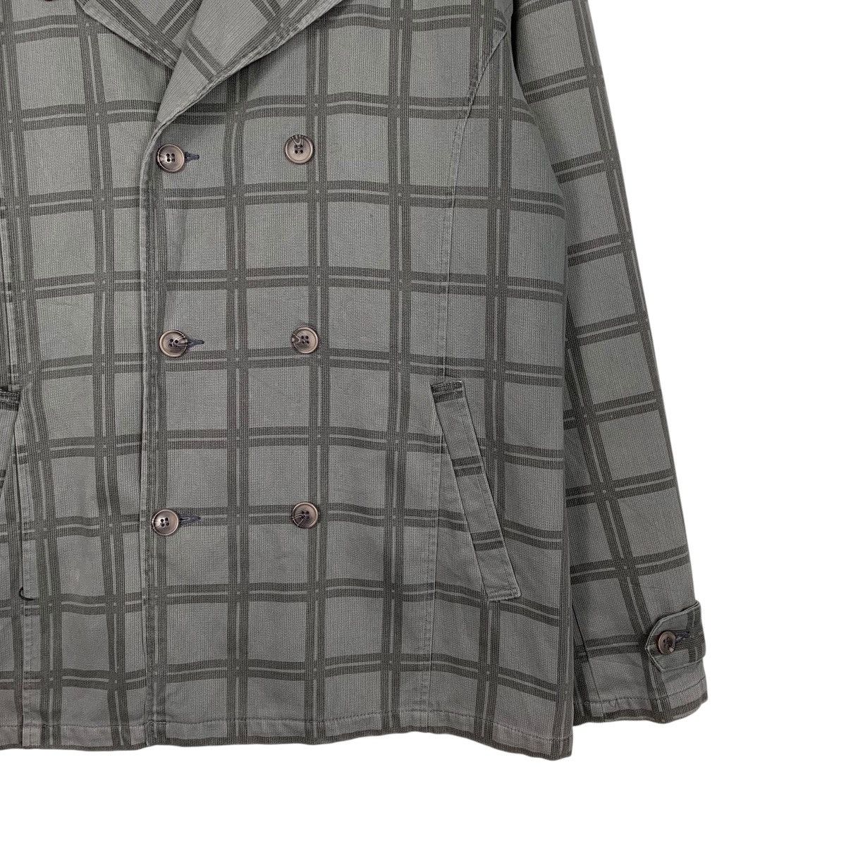 Japanese Brand Japanese Brand Checkered Double Breasted Jacket Size US L / EU 52-54 / 3 - 4 Thumbnail