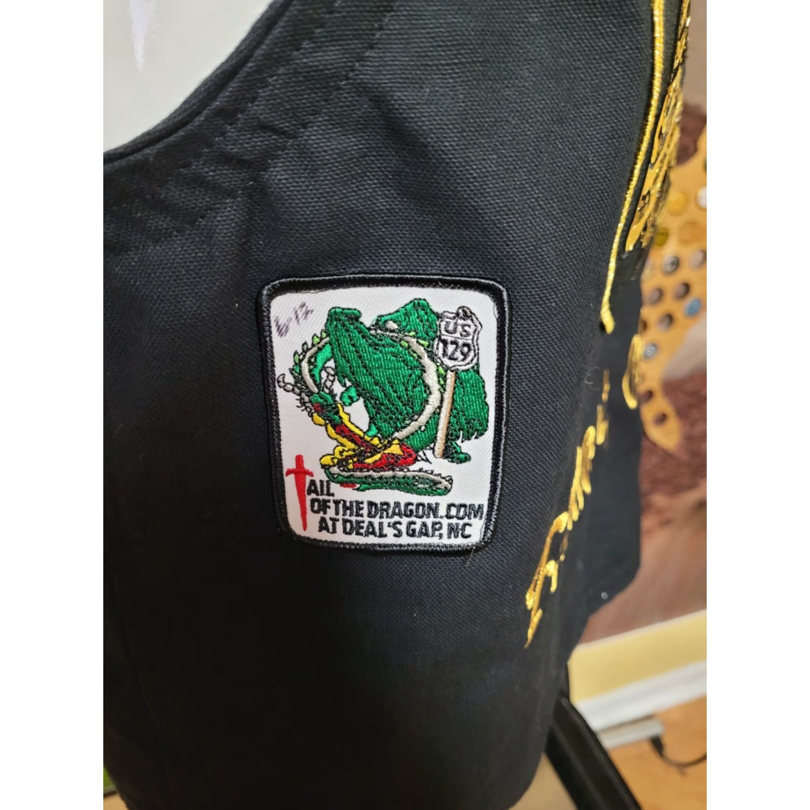 Honda VINTAGE GWRRA Motorcycle Vest Men Medium Black Cotton West Cal 45 Fremont Chapter S Size US M / EU 48-50 / 2 - 6 Thumbnail