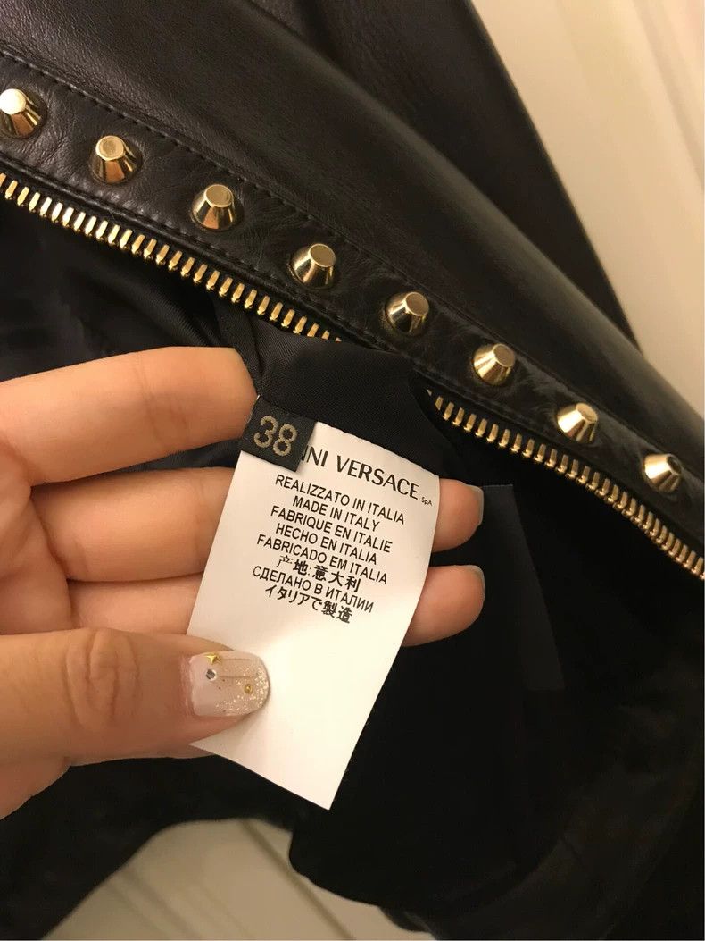 Versace Versace Women's leather clothes lambskin Size S / US 4 / IT 40 - 6 Thumbnail