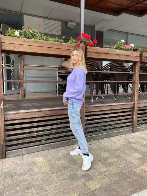 Japanese Brand Sweaters Pullover Female Knitting Overszie Size ONE SIZE - 3 Thumbnail