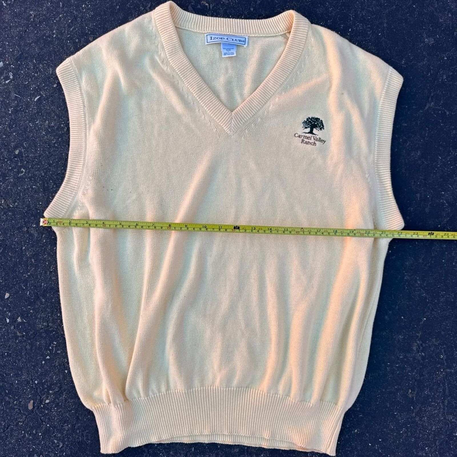 Izod Vintage 90s IZOD Golfers Yellow Sweater Vest – Size Large Size US L / EU 52-54 / 3 - 5 Thumbnail
