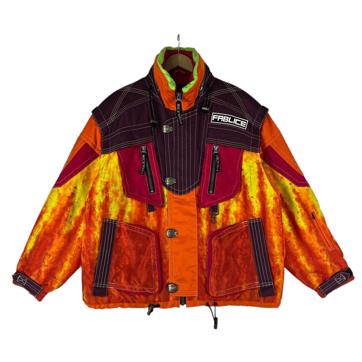 Japanese Brand Vintage Fablice Japan Team Thinsulate Insulation Jacket Size US M / EU 48-50 / 2 - 1 Thumbnail