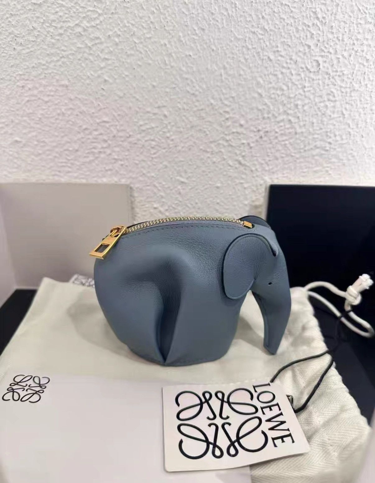 Loewe Loewe Elephant Keychain Coin Purse J38 Size ONE SIZE - 2 Thumbnail