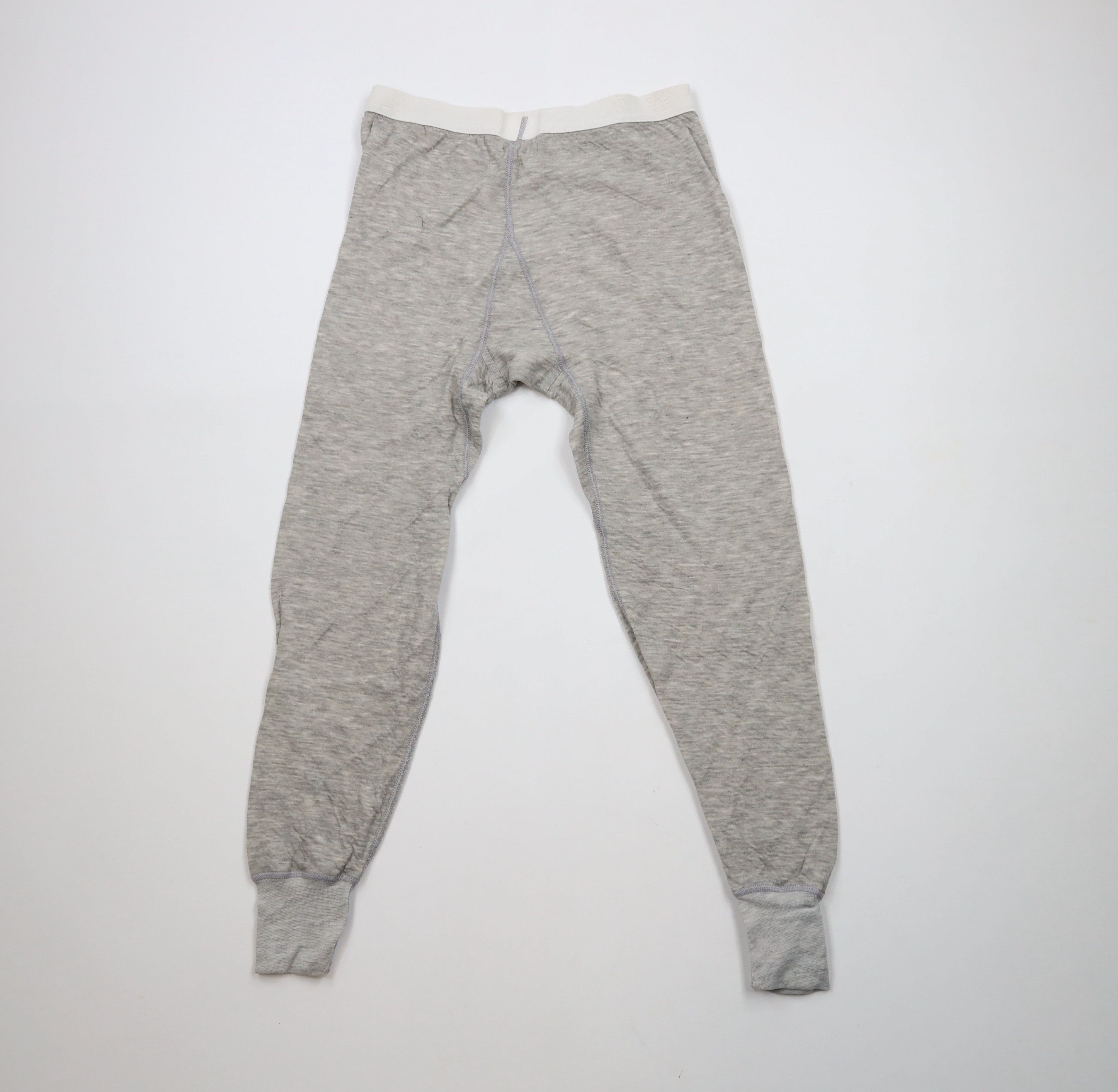 Vintage Vintage 90s Streetwear Double Wall Wool Blend Thermal Pants Size US 34 / EU 50 - 11 Thumbnail