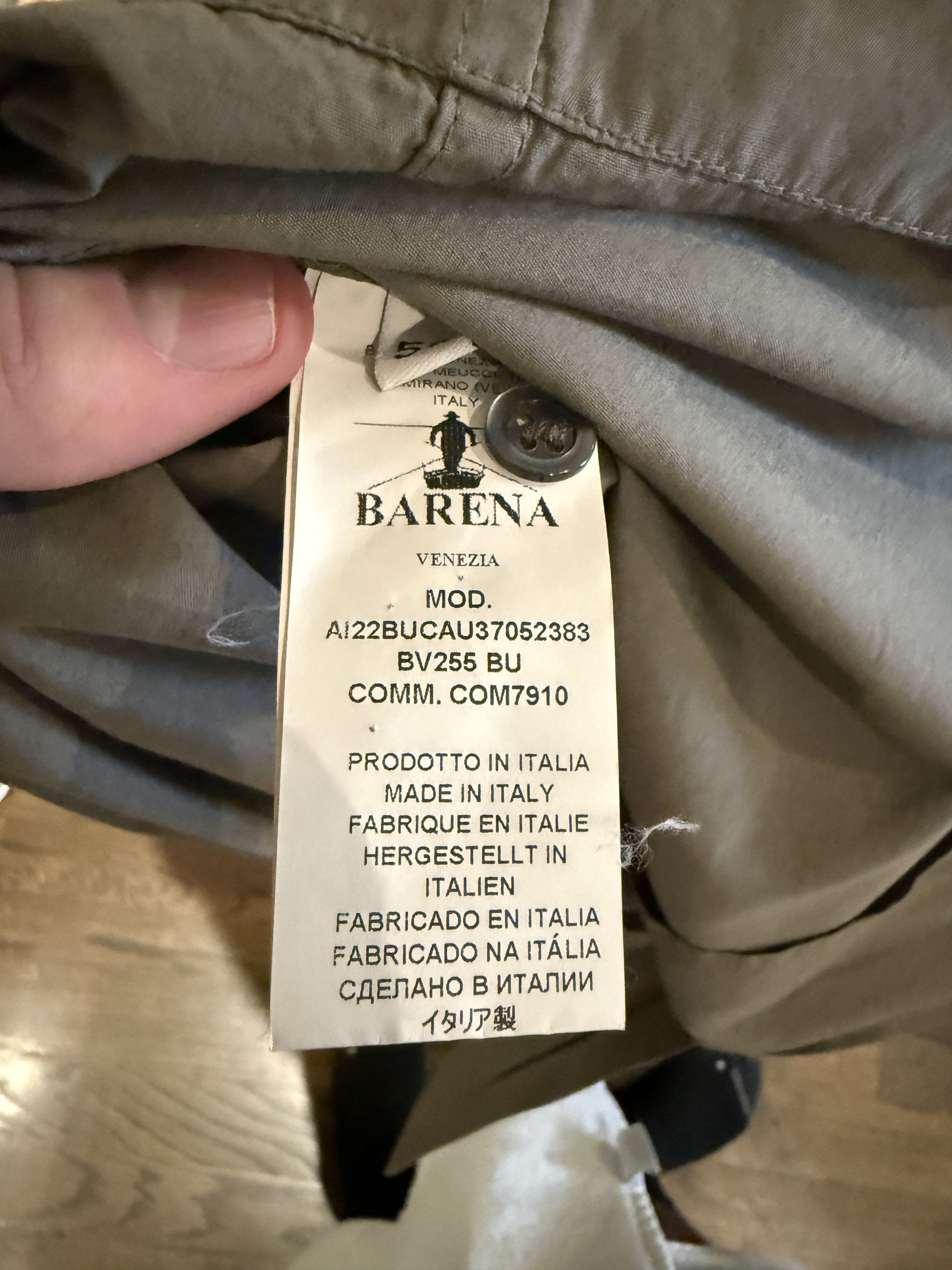 Barena Venezia Barena Overshirt Taupe Cotton Poplin Size 50 - Italian Made Size US M / EU 48-50 / 2 - 5 Thumbnail