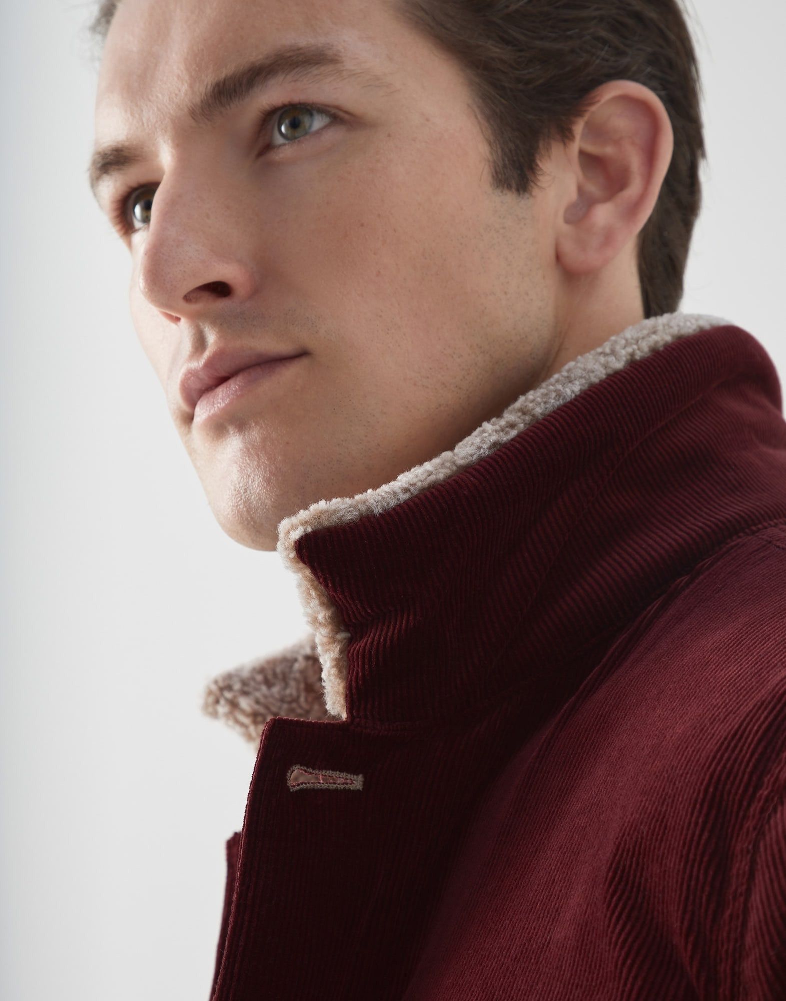Brunello Cucinelli o1w1db10225 Goose-Padded Jacket in Dark Red Size US M / EU 48-50 / 2 - 5 Thumbnail