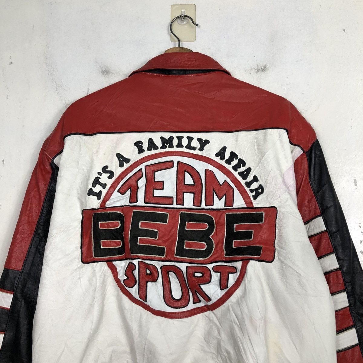 Jeff Hamilton 💥VINTAGE REVERSIBLE LEATHER BOMBER JACKET JEFF HAMILTON Size US L / EU 52-54 / 3 - 13 Thumbnail