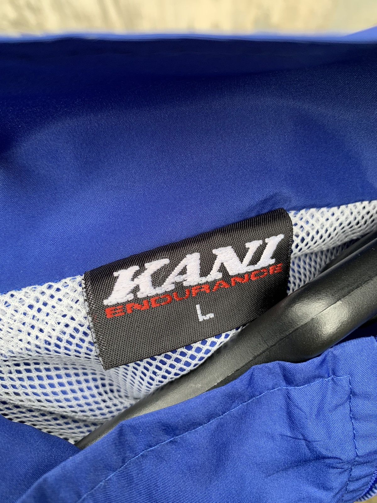 Karl Kani Vintage 90s Karl Kani Sport Taped Windbreaker Jacket Hip Hop Size US L / EU 52-54 / 3 - 9 Thumbnail