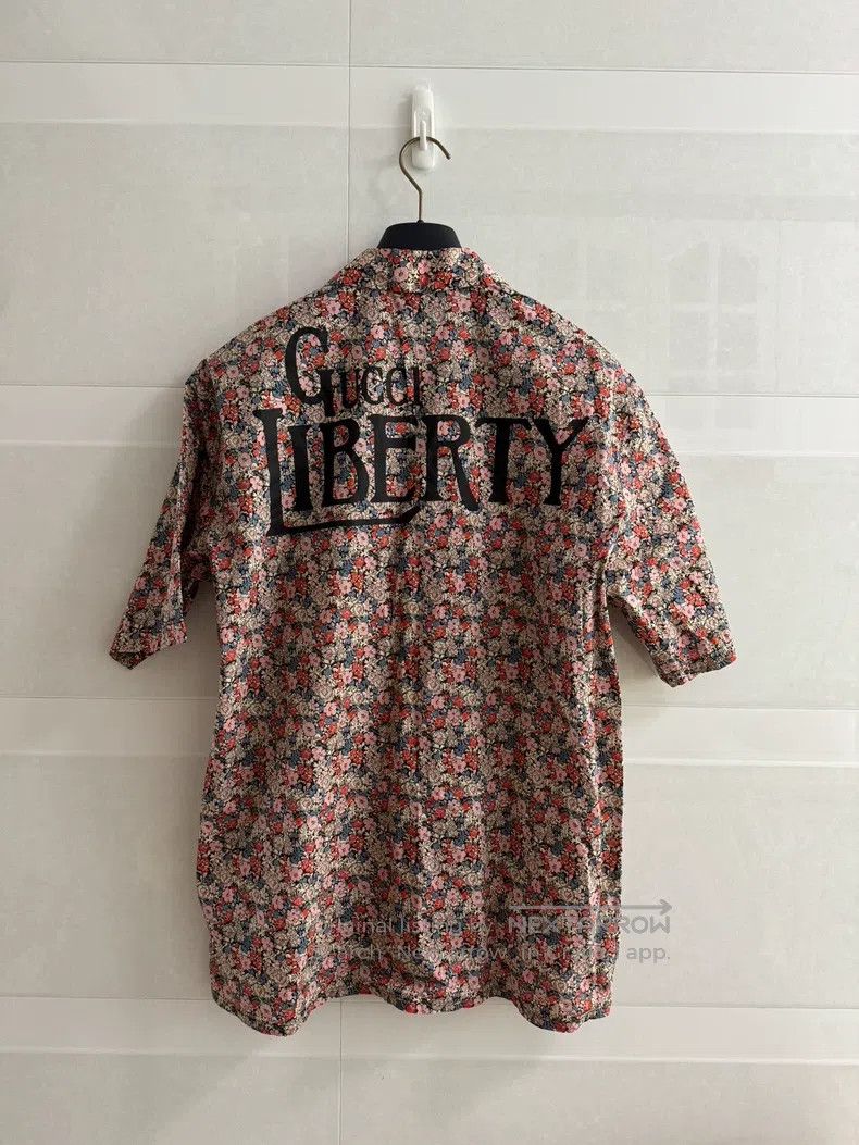 Gucci Gucci Short-sleeved shirt with broken flowers Size US M / EU 48-50 / 2 - 2 Thumbnail