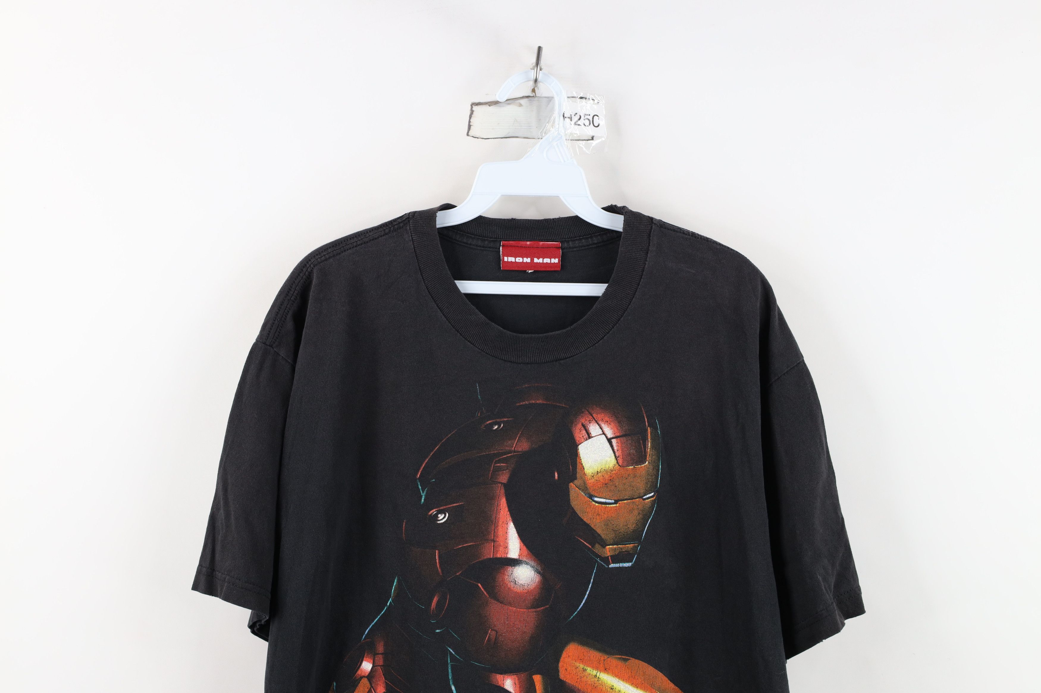 Vintage Vintage Y2K 2008 Marvel Comics Print Iron Man T-Shirt Black Size US L / EU 52-54 / 3 - 2 Thumbnail