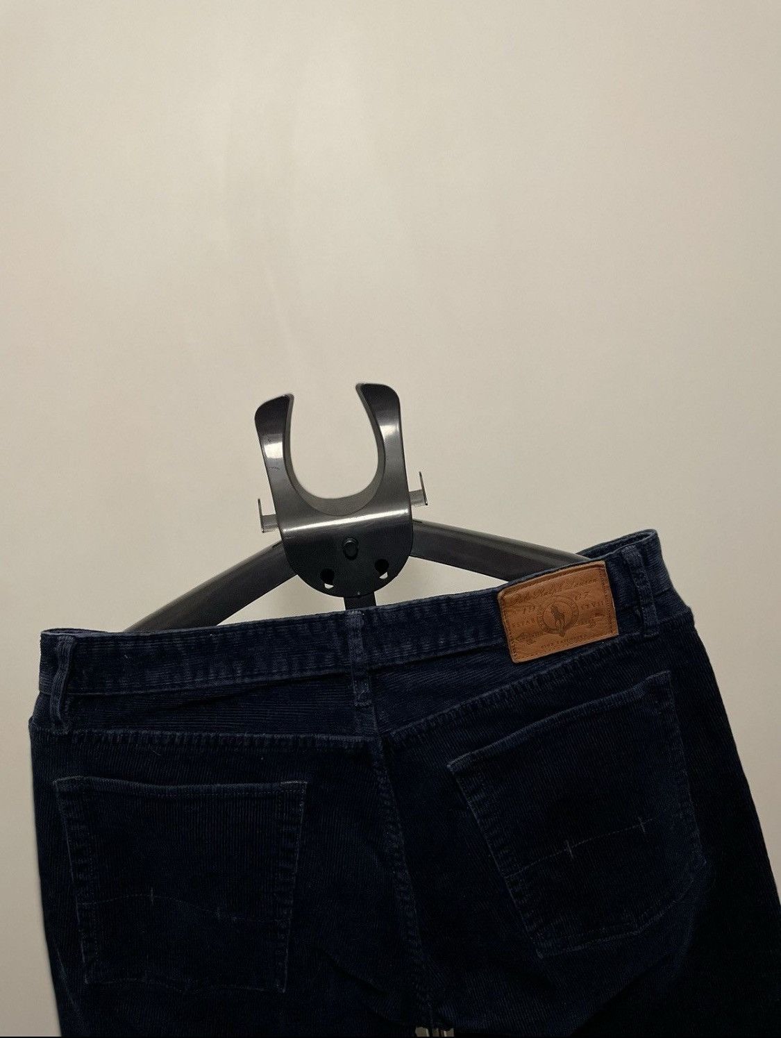Polo Ralph Lauren × Ralph Lauren × Vintage Ralph Lauren Vintage Dark Blue Velvet Pants Size US 32 / EU 48 - 5 Thumbnail