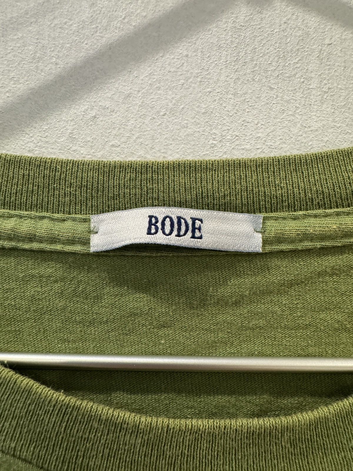 Bode Bode Green Rickrack Namesack T- Shirt Size US XXL / EU 58 / 5 - 2 Thumbnail